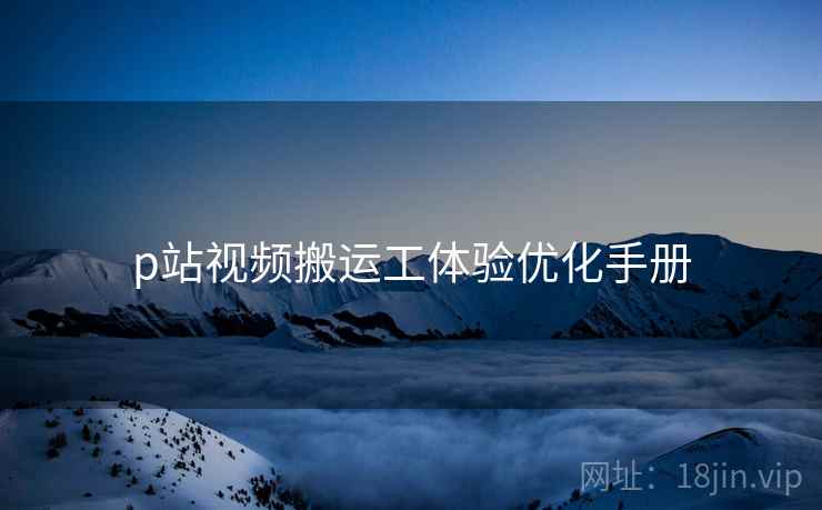 p站视频搬运工体验优化手册
