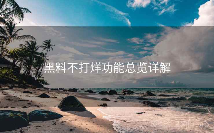 黑料不打烊功能总览详解