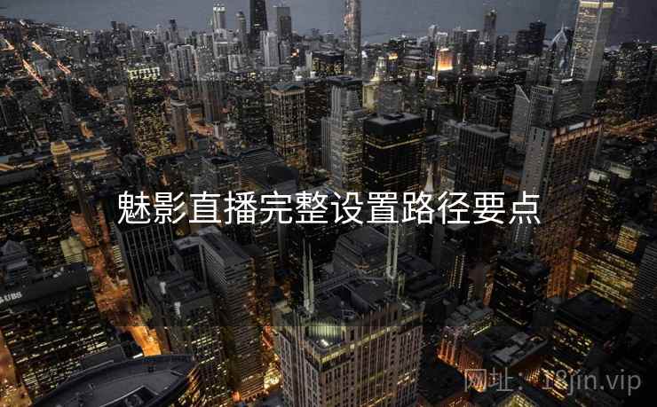 魅影直播完整设置路径要点