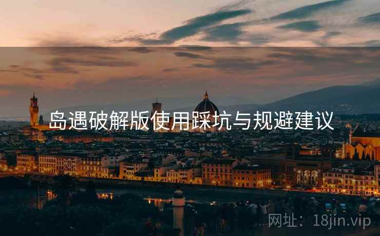 岛遇破解版使用踩坑与规避建议